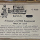 Western Scale Models SE-1L O 5-Stamp Gold Mill Equipment Flat Car Load Kit