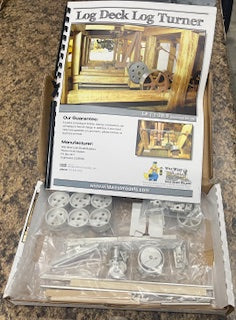 Wild West Scale Models L8-F 1:20.3 Log Deck Turner Kit