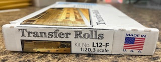Wild West Scale Models L12-F 1:20.3 Transfer Rolls Kit