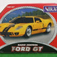 Nikko 160127 1/16 Yellow W/Black Stripes Ford GT Radio Control Race Car 27 MHz