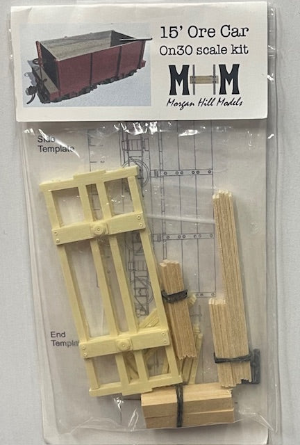 Morgan Hill Models On30 15' Ore Car Kit