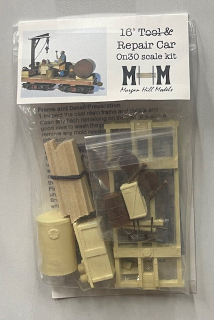 Morgan Hill Models On30 16' Tool & Repair Car Kit