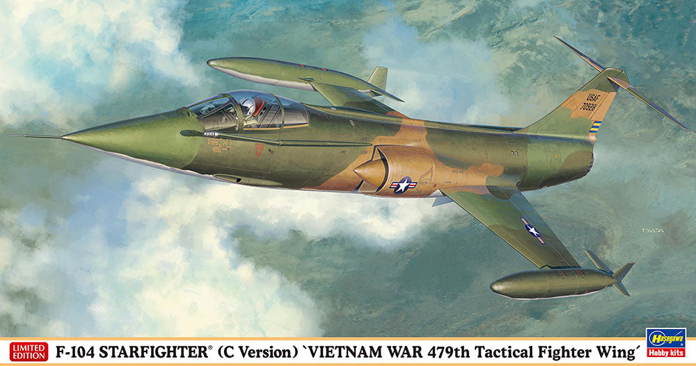 Hasegawa 07533 1:48 Lockheed F-104 Starfighter C type Aircraft Plastic Model Kit