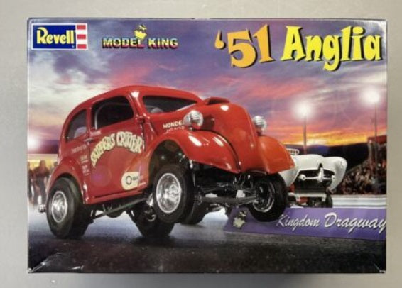 Revell 85-2035 1:25 Scale Model King ''51 Anglia Gasser Plastic Model Kit