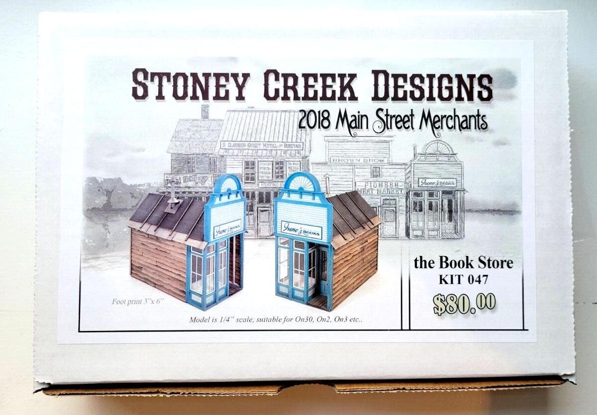 Stoney Creek 047 On30/On3/On2 The Book Store Kit