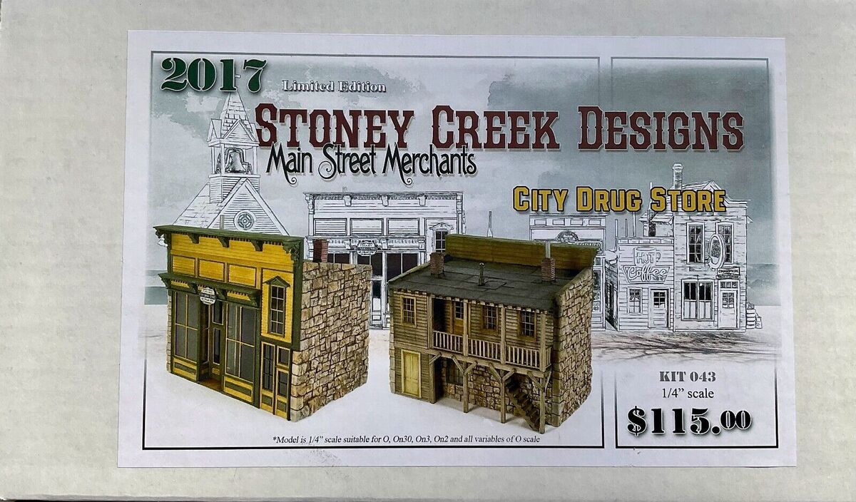 Stoney Creek 043 O/On3/On30 City Drug Store Kit