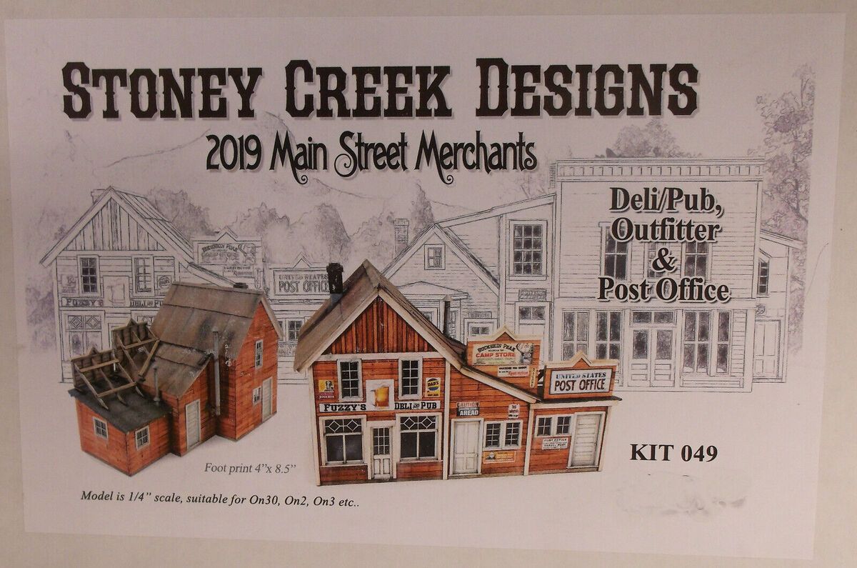 Stoney Creek 049 O/On30/On3 Deli/Pub, Outfitter, & Post Office Kit