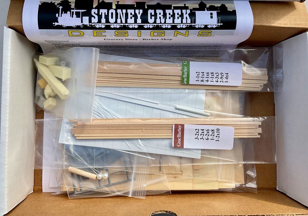 Stoney Creek 042 O/On30/On3 Grocery Store/Barber Kit