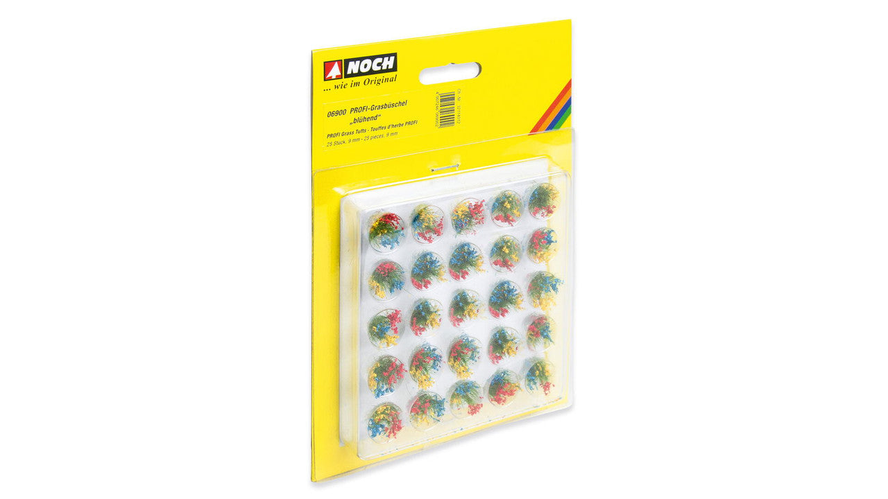 Noch 06900 HO/TT/N/Z/O/1/G PROFI Grass Tufts 9 mm Blossoming (Pack of 25)