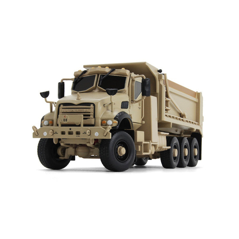First Gear 50-3495 1:50 Tan Mack Defense M917A3 Heavy Dump Truck