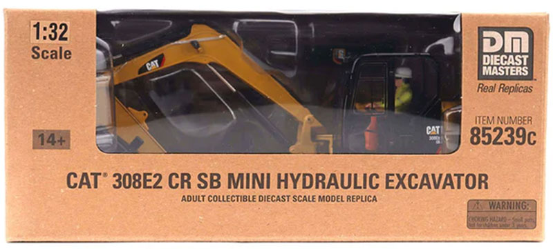 DieCast Masters 85239C 1:32 Caterpillar CR SB Mini Excavator Diecast Model