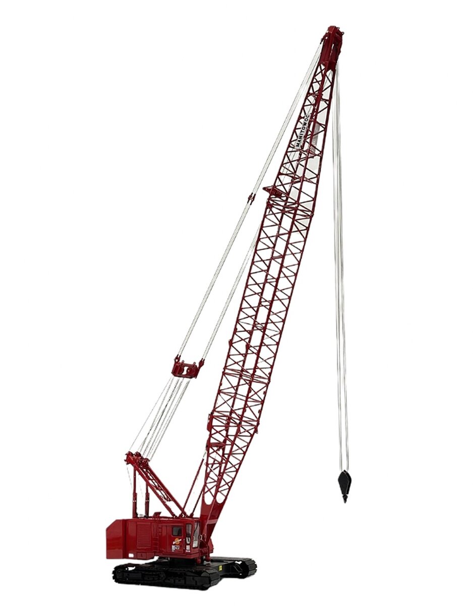 Weiss Brothers WBR030-1204 1:50 Red Manitowoc 4100W Series 2 Crawler Crane