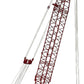 Weiss Brothers WBR030-1202 1:50 Red Manitowoc 4100w Series 2 Crawler Crane Kit