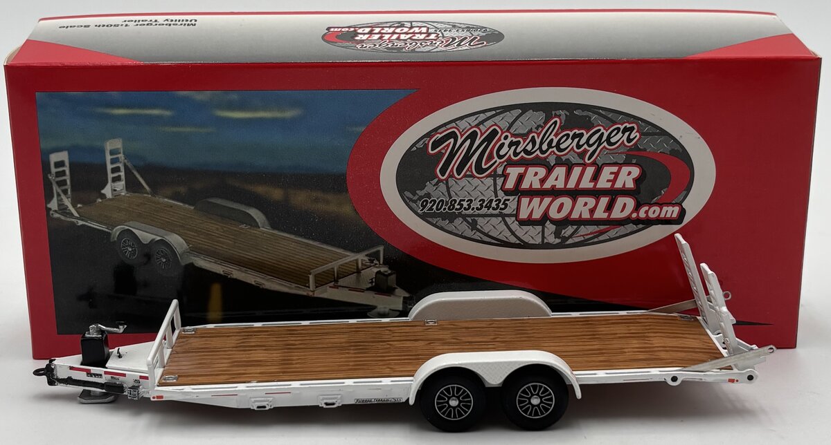 Weiss Brothers WBR031-2001 1:50 White Mirsberger Utility Trailer