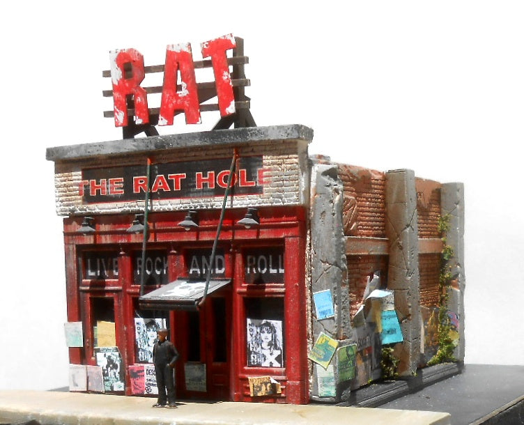 Downtown Deco 1085 HO Rat Hole Building Kit