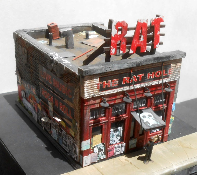 Downtown Deco 1085 HO Rat Hole Building Kit