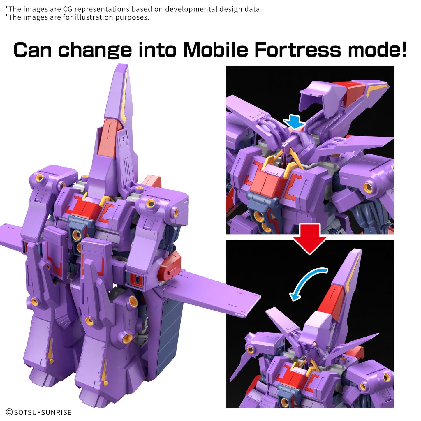 Bandai 2745406 1:144 HGUC MRX-010 Psycho Gundam MK-II Plastic Model Kit