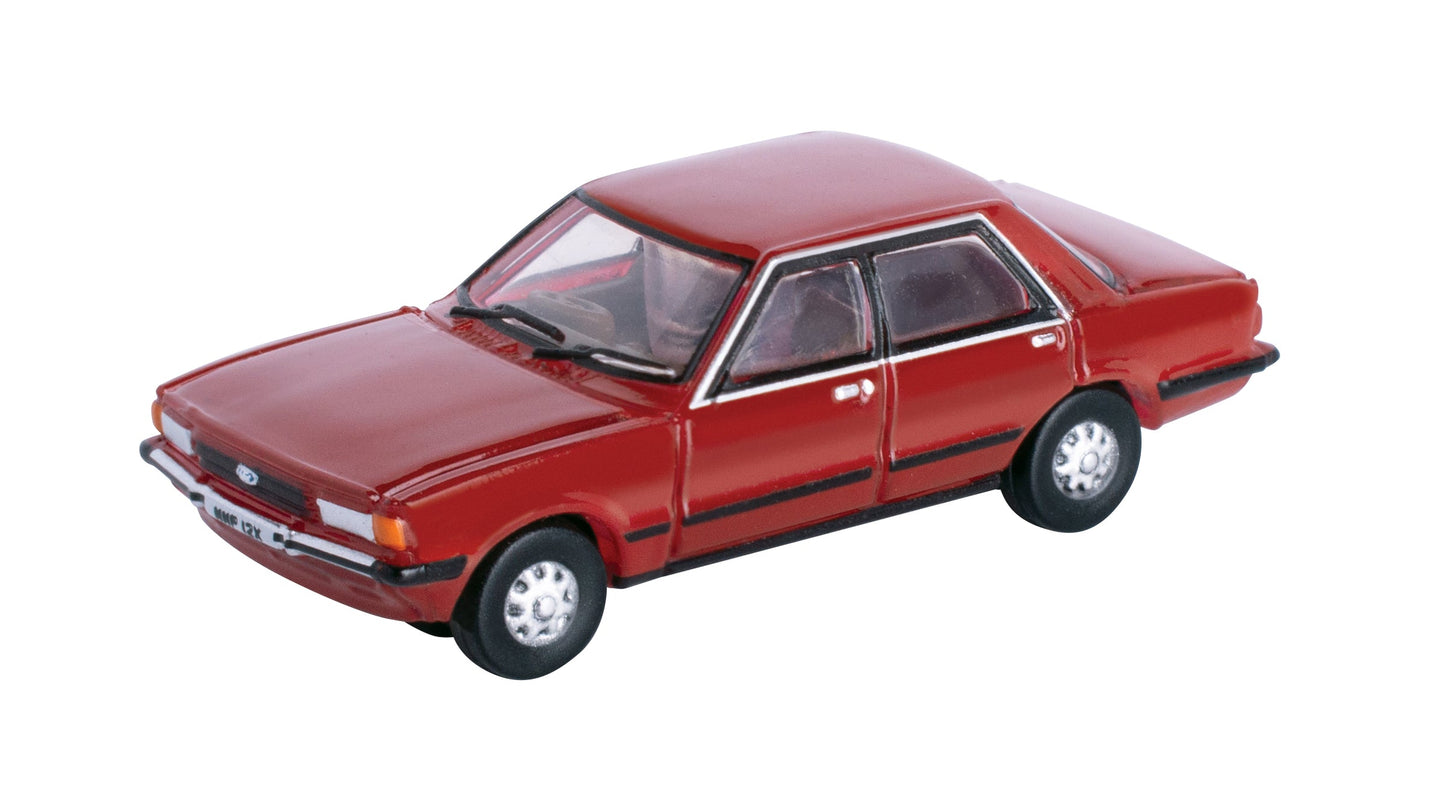 Oxford Diecast NFC5001 N Cardinal Red Ford Cortina Mark V Car