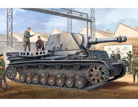 Trumpeter 00373 1:35 Heuschrecke IVb "Grasshopper" Self-propelled Artillery Kit