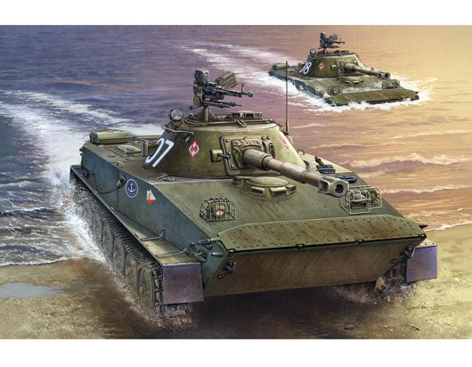 Trumpeter 00382 1:35 Polish PT-76B Amphibious Tank Plastic Model Kit