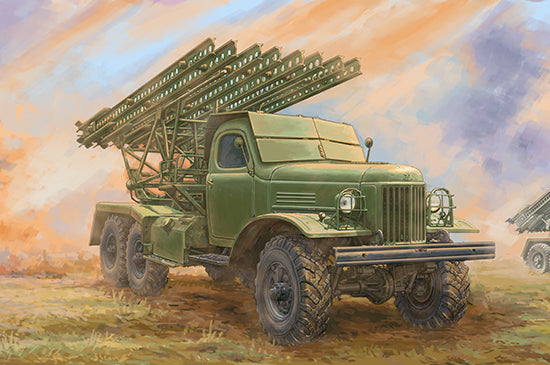 Trumpeter 01075 1:35 BM-13 NM Soviet 2B7 Multiple Rocket Launcher Truck Kit