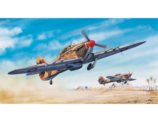 Trumpeter 02416 1:24 Hawker Hurricane Mk.II C/TROP Aircraft Plastic Model Kit
