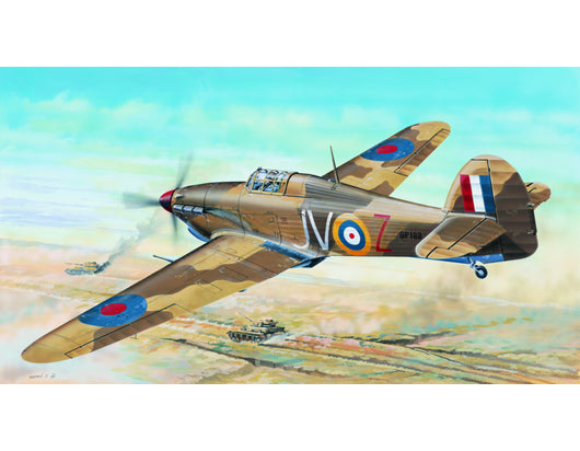 Trumpeter 02417 1:24 Hawker Hurricane II D Trop Aircraft Plastic Model Kit