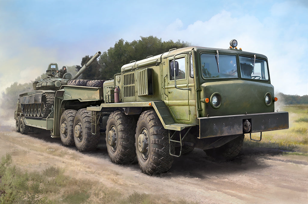 Trumpeter 07195 1:72 MAZ-537G Late Type w/MAZ/ChMZAP-5247G Semi-Trailer Kit