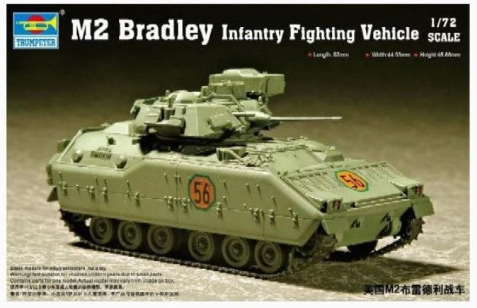 Trumpeter 07295 1:72 M2 Bradley Infantry Fighting Vehicle Plastic Model Kit
