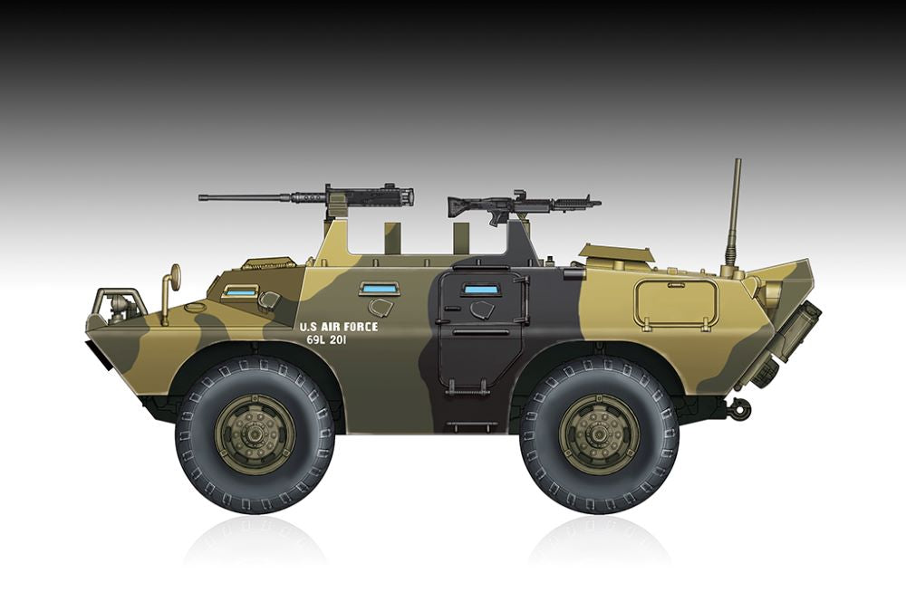 Trumpeter 07444 1:72 US XM706E2 Armored Vehicle Plastic Model Kit