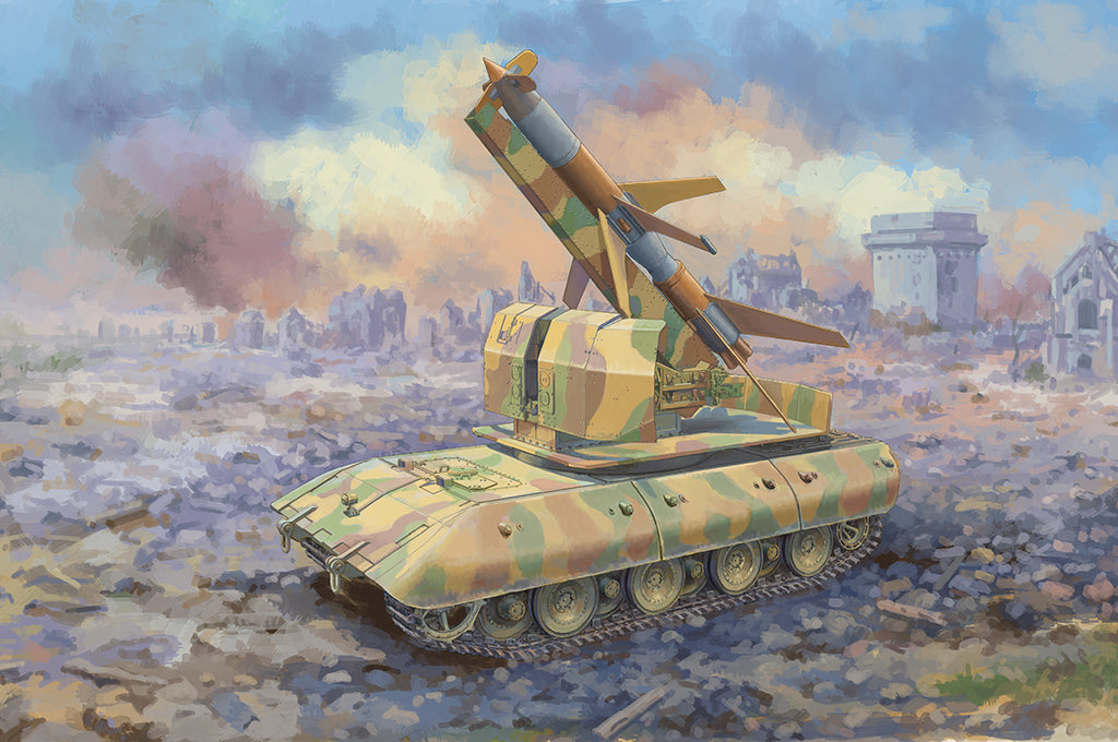 Trumpeter 09586 1:35 E-100 Flakpanzer Tank Plastic Kit w/Flakrakete Rheintocher
