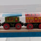 Big Jig Rails BJT421 Wooden Passenger Train Set W/Track / Engine & Three Cars