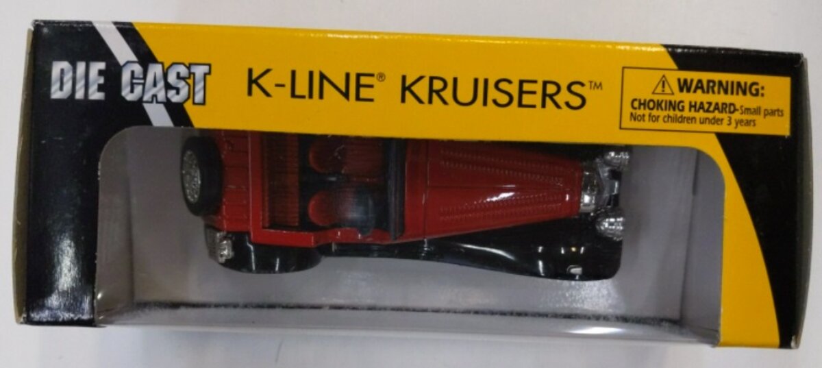 K-Line 48008 1:43 Kruisers Red & Black 1937 Jaguar SS-100 Diecast LN/Box
