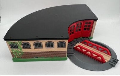 Brio 33736 Plastic & Wooden Grand Roundhouse Building Kit