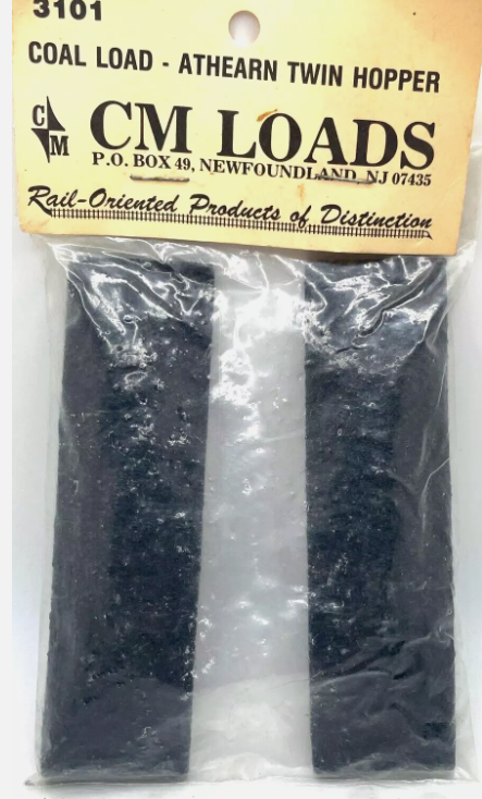 CMA 3101 HO Scale Athearn Twin Single Hump Coal (Pack of 2)