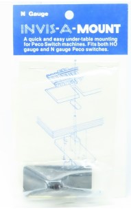 Peco C9 N Gauge Invis-A-Mount Under Table Mounting for Peco Switch Machine