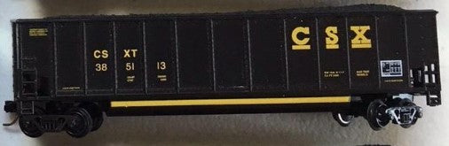 E&C Shops 385113 HO Scale CSX Johnstown Twin Tub Coalporter Coal Gondola