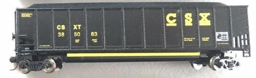 E&C Shops 385083 HO Scale CSX Johnstown Twin Tub Coalporter Coal Gondola