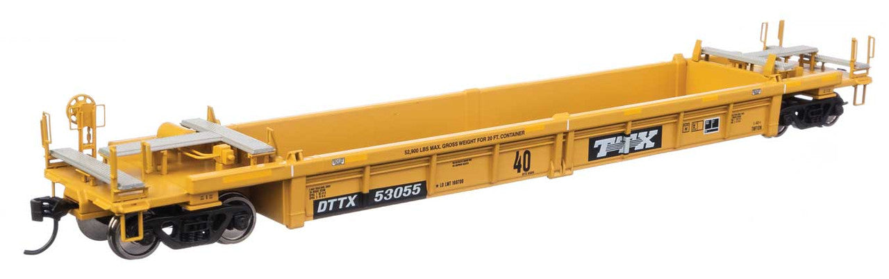 Walthers 910-8420 HO DTTX RTR Thrall Rebuilt 40' Well Car #53055