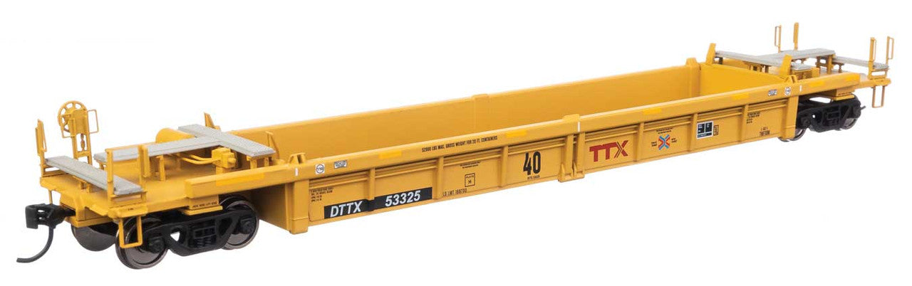 Walthers 910-8435 HO DTTX RTR Thrall Rebuilt 40' Well Car #53325