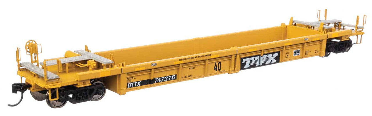 Walthers 910-8438 HO DTTX RTR Thrall Rebuilt 40' Well Car #747375