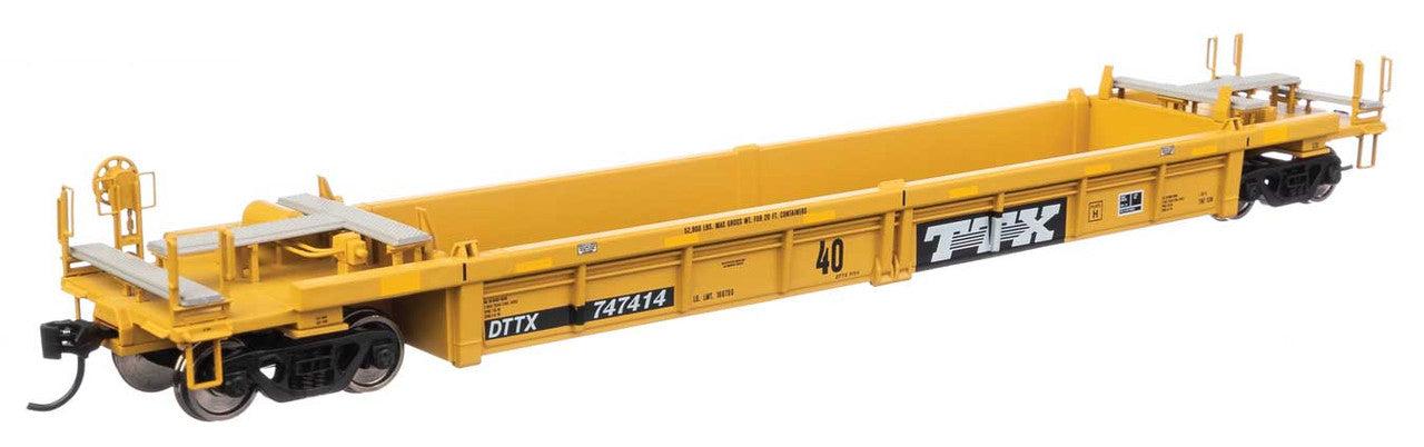 Walthers 910-8439 HO DTTX RTR Thrall Rebuilt 40' Well Car #747414