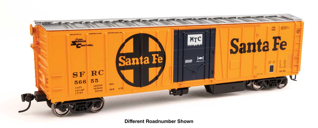 Walthers 910-3777 HO ATSF RTR 50' AAR Mechanical Refrigerator Car #56669