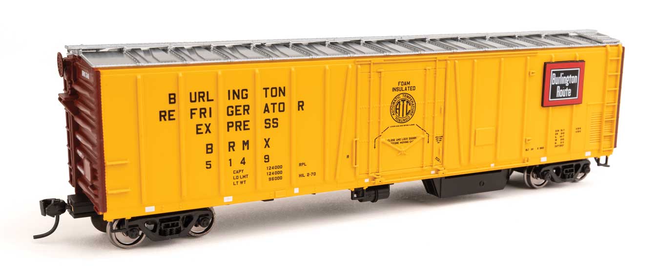 Walthers 910-3781 HO CB&Q RTR 50' AAR Mechanical Refrigerator Car #5149