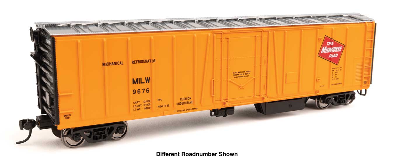 Walthers 910-3789 HO MILW RTR 50' AAR Mechanical Refrigerator Car #9713