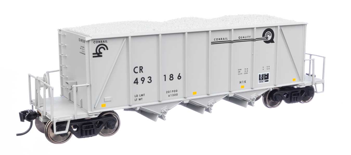 Walthers 920-106033 HO CR RTR 40' Ortner 100-Ton Open Aggregate Hopper #493186