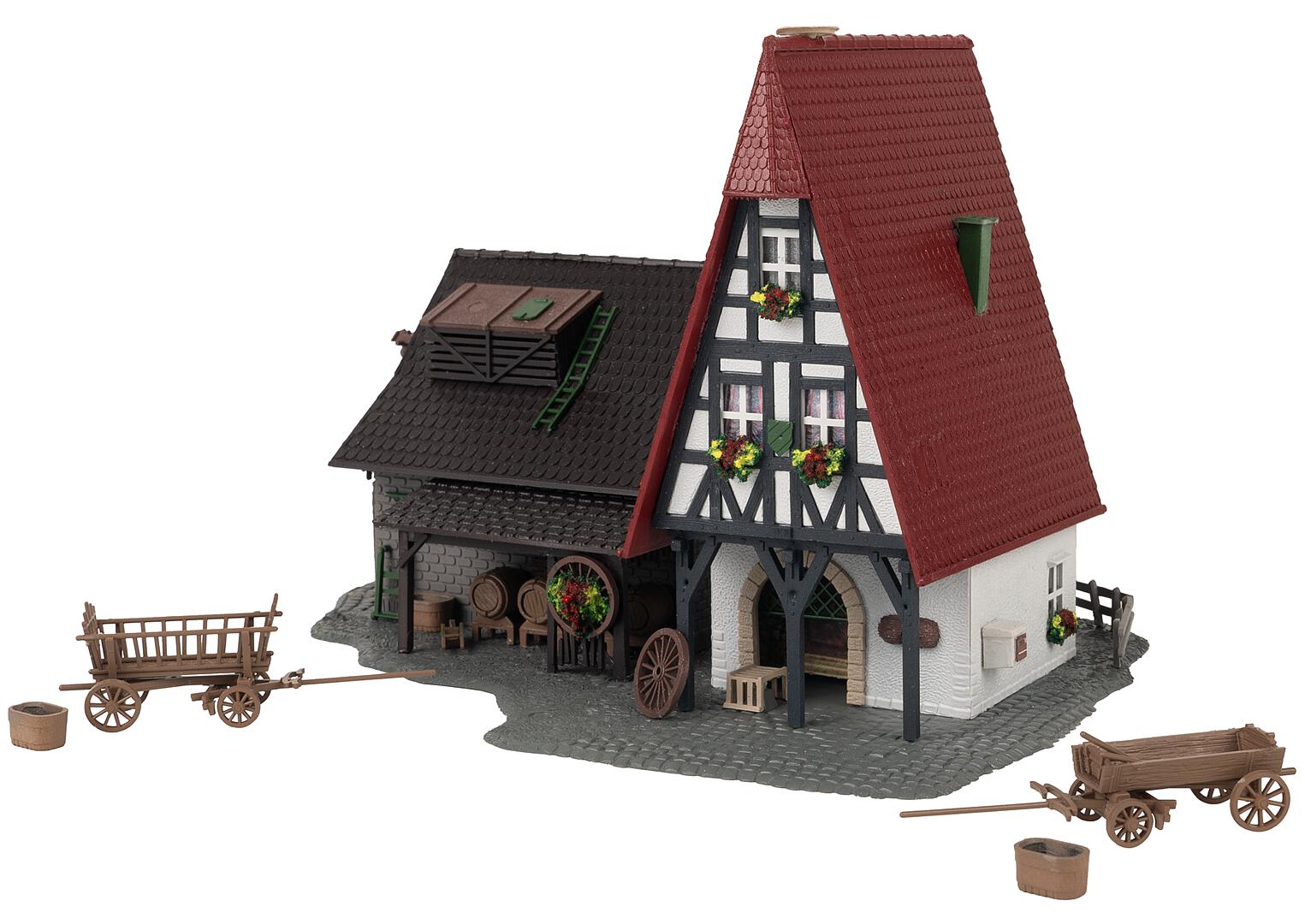 Faller 232156 N Town Hall with Wine Cellar Building Kit