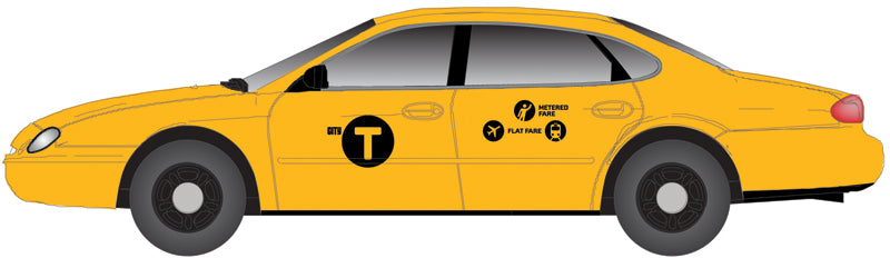 Atlas 30000152 HO City Taxi 1996 Ford Taurus 4-Door Sedan