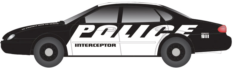 Atlas 30000153 HO Police Interceptor 1996 Ford Taurus 4-Door Sedan