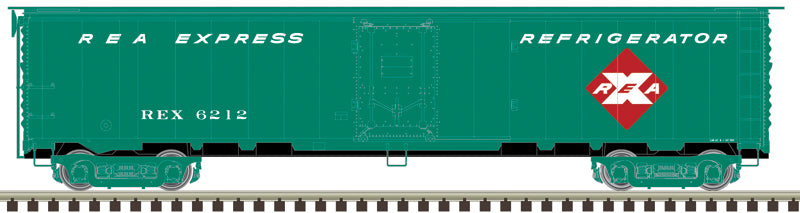Atlas 20007646 HO REA - Late 1960s Scheme REA Steel Express Reefer #6195